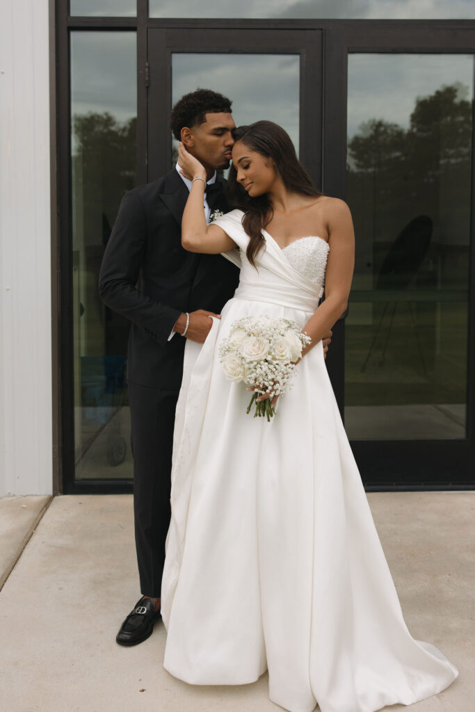 bride and groom portraits