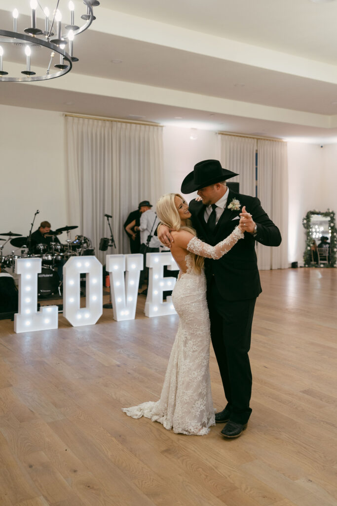 First dance as husband and wife