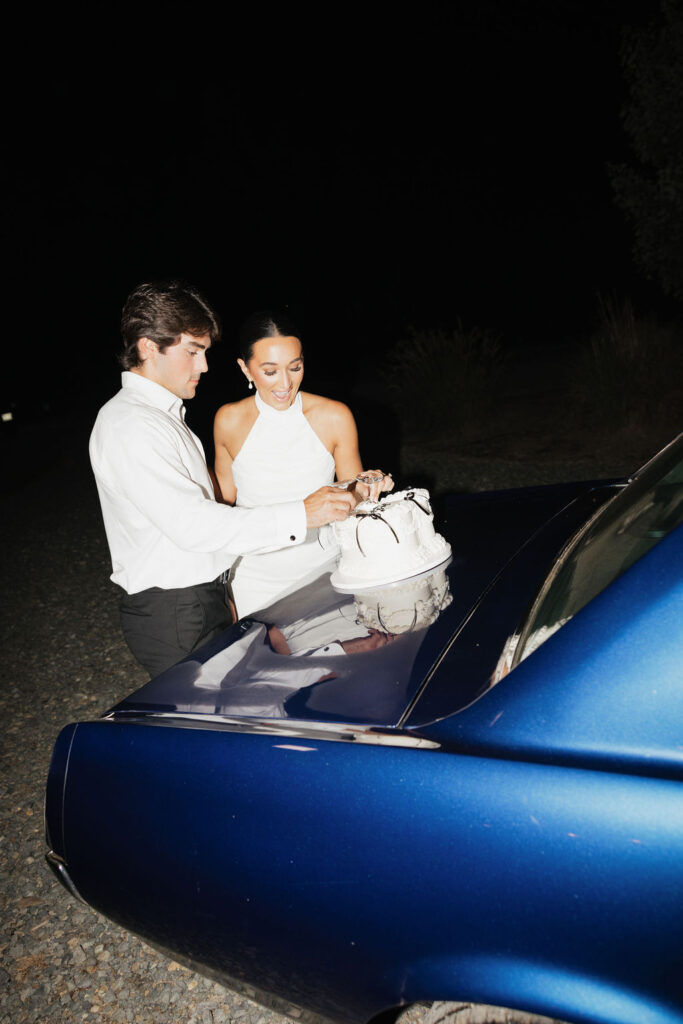 late night couples photos at a wedding at Four Fifteen Estates in East Texas