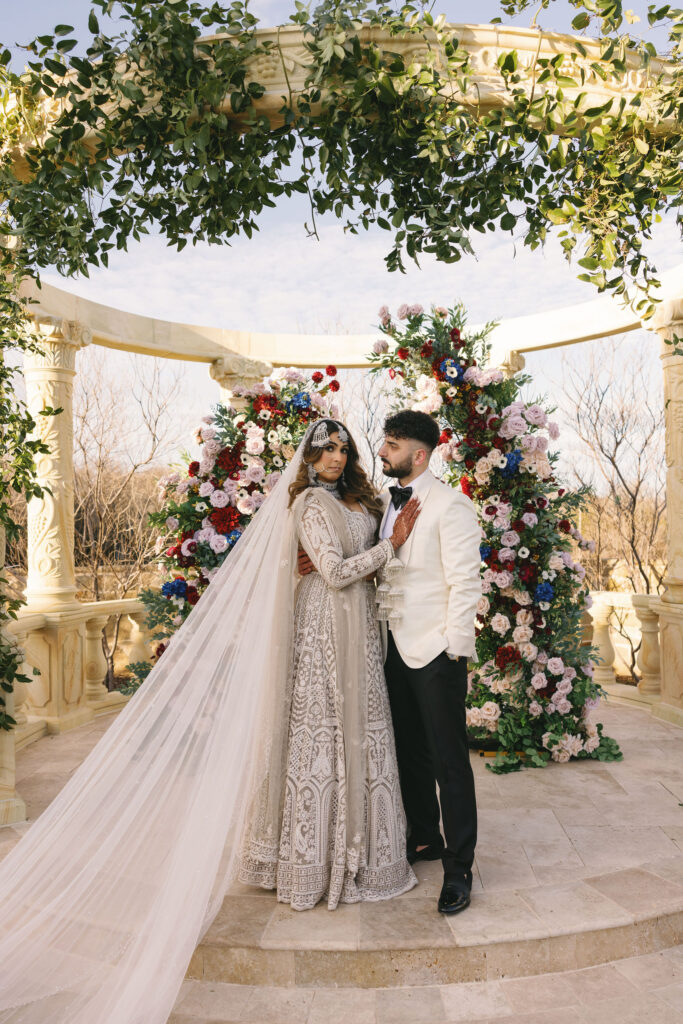 Bride and groom portraits at D'Vine Grace Vineyard