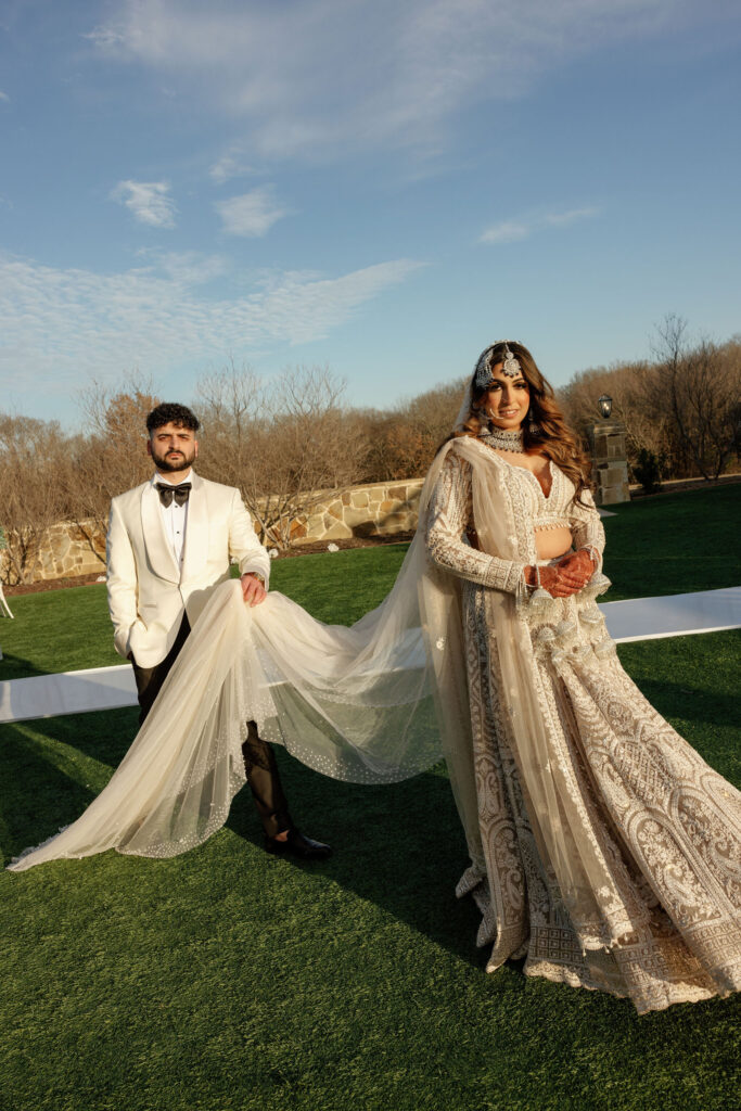 Bride and groom portraits at D'Vine Grace Vineyard