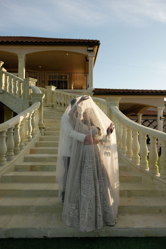 Bride and groom portraits at D'Vine Grace Vineyard