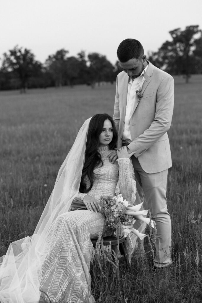 Editorial wedding portraits in athens texas