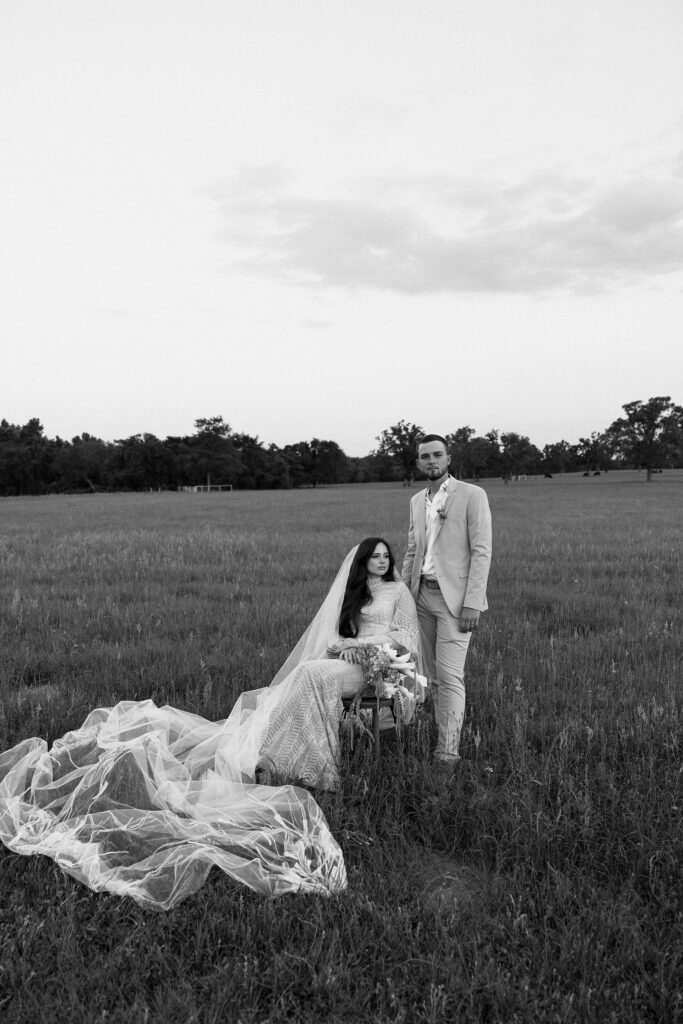 Editorial wedding portraits in athens texas