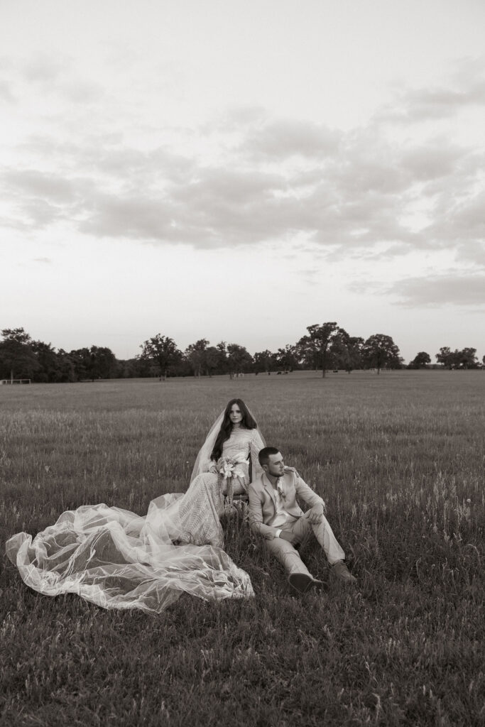 Editorial wedding portraits in athens texas