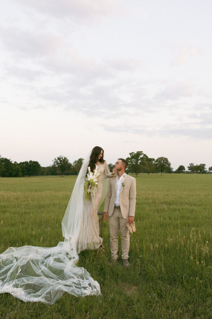 Editorial wedding portraits in athens texas