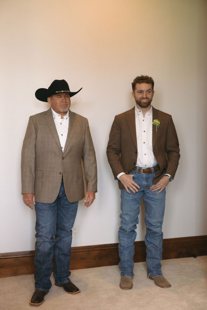 First look with brother and dad