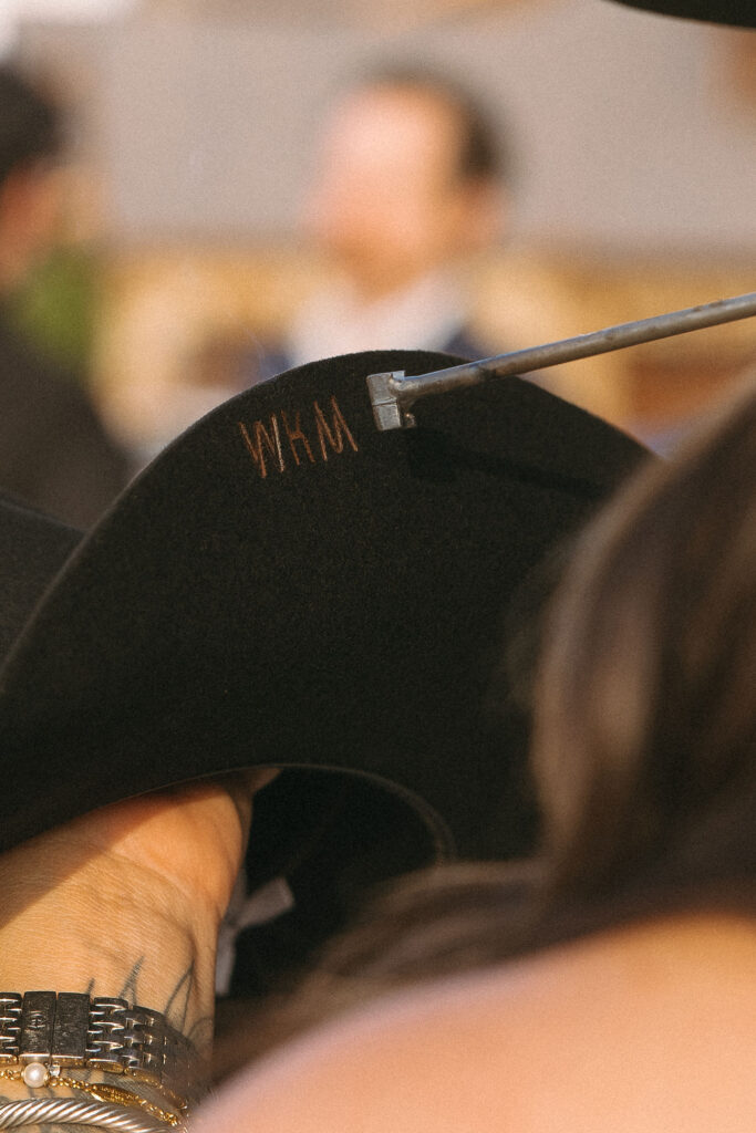 Custom cowboy hat bar
