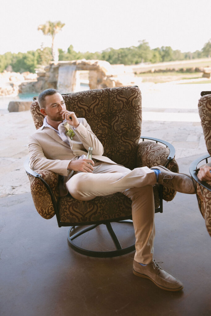 Intimate wedding reception