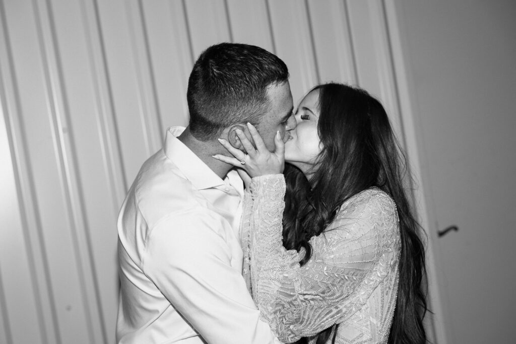 Intimate wedding reception