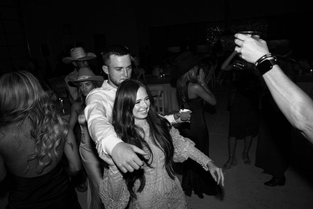 Intimate wedding reception