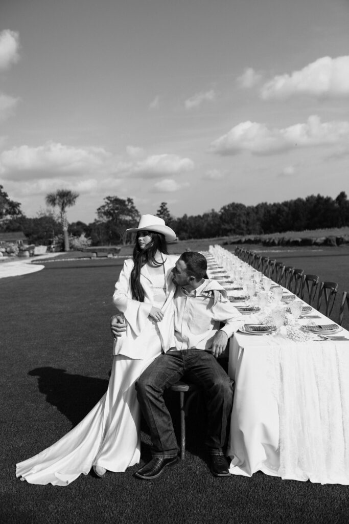 A western rehearsal dinner in Athens Texas