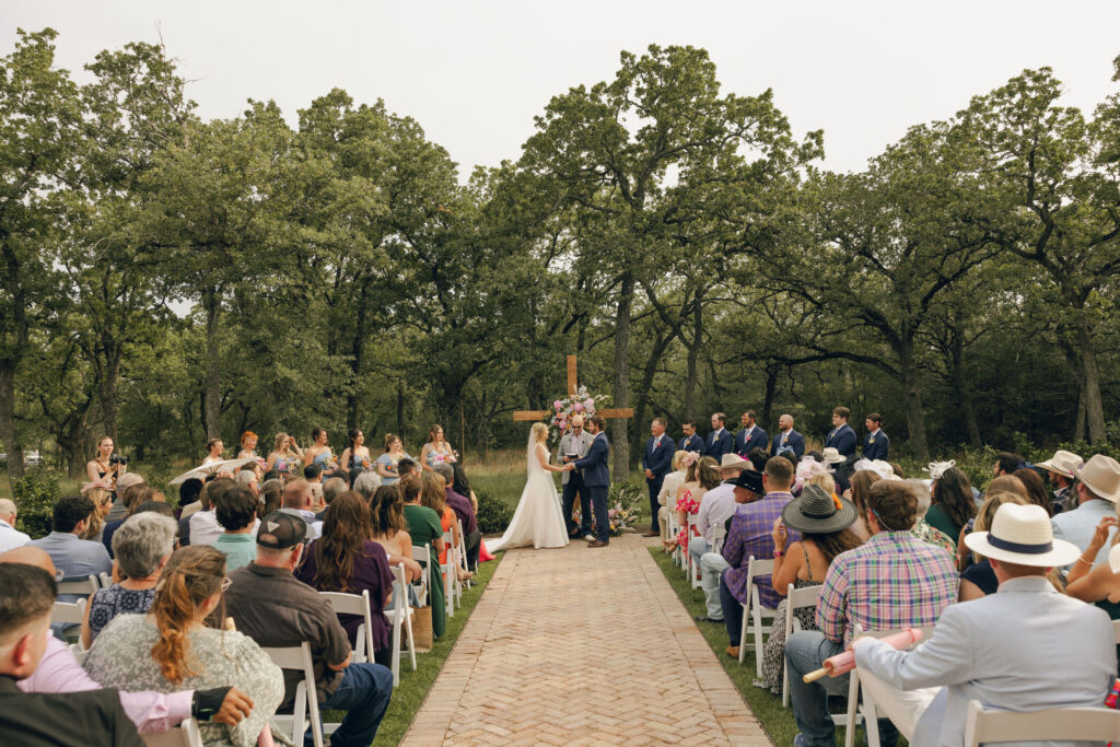 A wedding ceremony at The Grand Lady