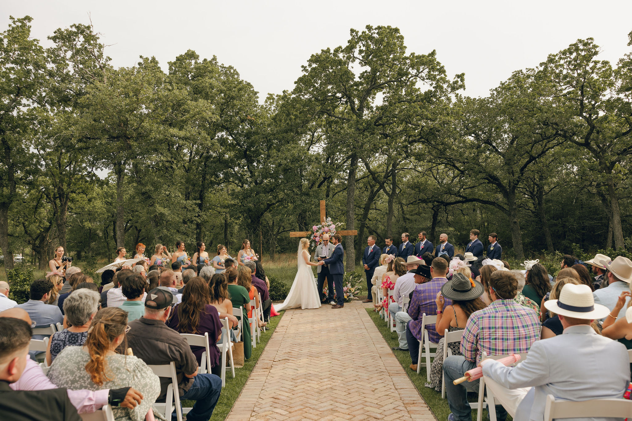 A wedding ceremony at The Grand Lady