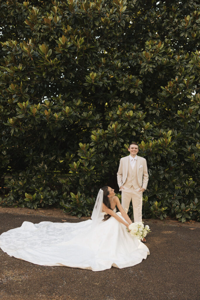 4th of july wedding in nashville bride and broom