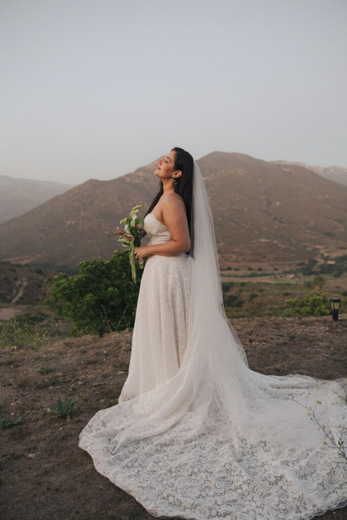 bridal portrait in san diego hills