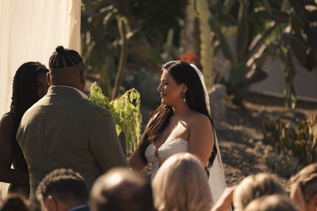 bride saying vows