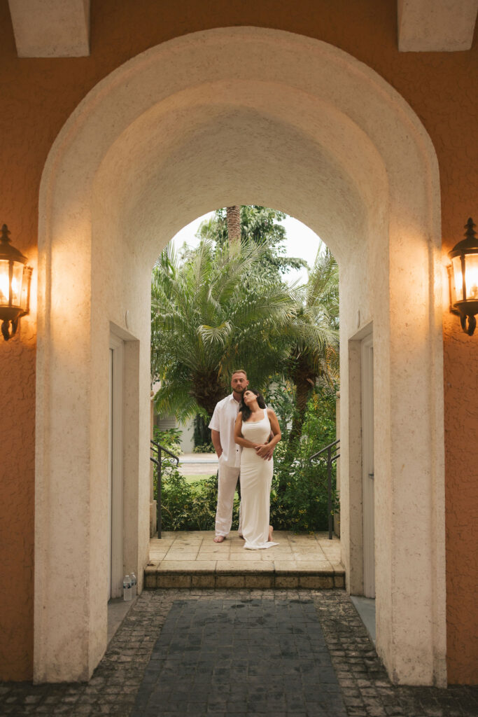 couple in hallway 