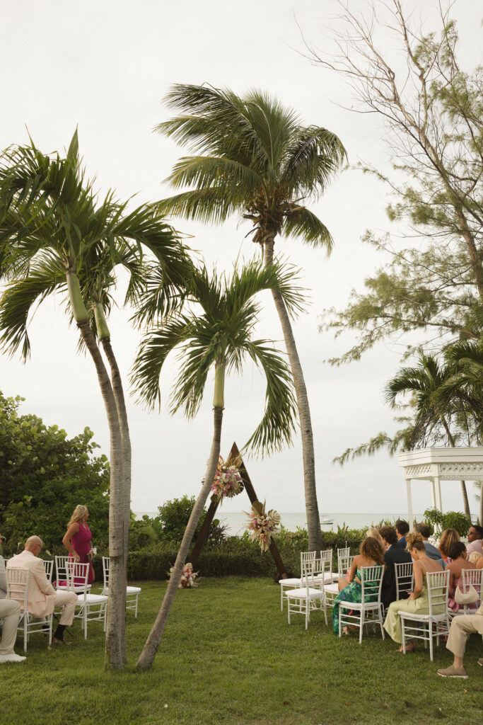 Turks and Caicos Wedding backdrop