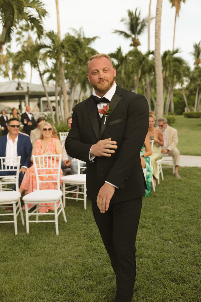 Turks and Caicos Wedding groom