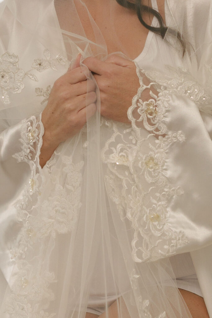 bridal robe