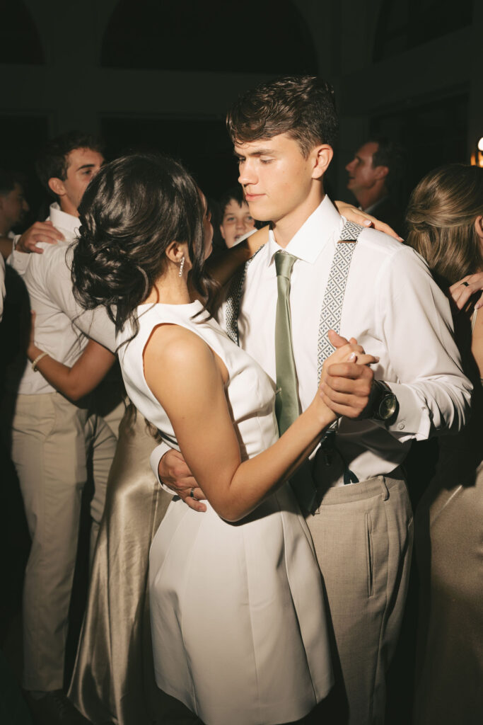 bride and groom dancing in austin